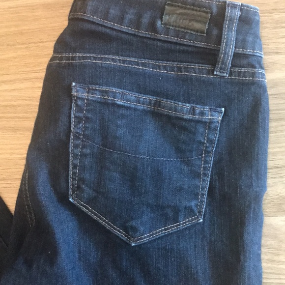 EUC PAIGE Skyline Skinny Dark Denim Jeans size 26 - Picture 4 of 5